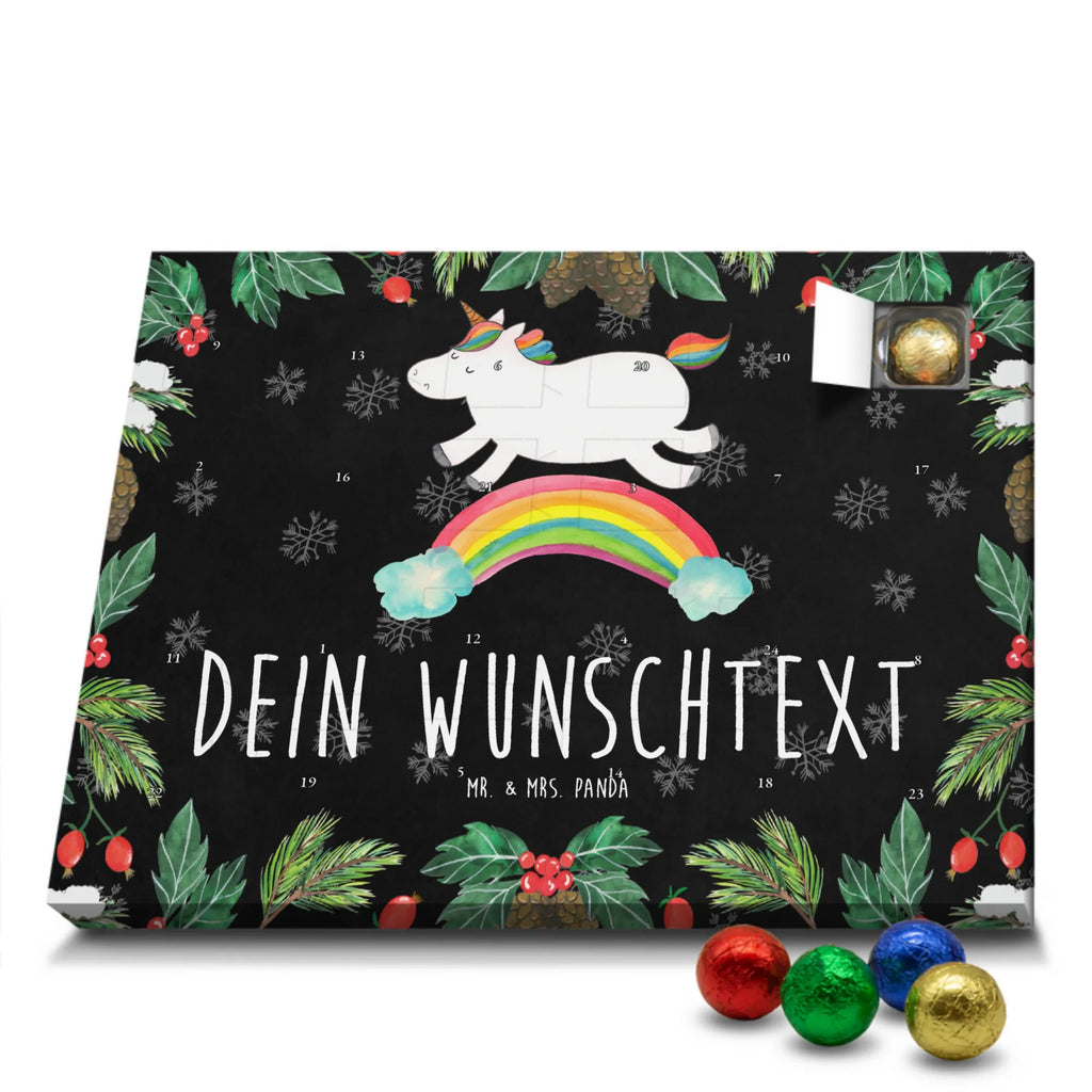 Personalisierter Schoko Adventskalender Einhorn Regenbogen Personalisierter Adventskalender, Adventskalender mit Namen, Einhorn, Einhörner, Einhorn Deko, Pegasus, Unicorn, Regenbogen, Glitzer, Einhornpower, Erwachsenwerden, Einhornautobahn