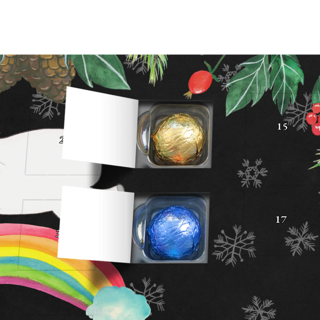 Personalisierter Schoko Adventskalender Einhorn Regenbogen Personalisierter Adventskalender, Adventskalender mit Namen, Einhorn, Einhörner, Einhorn Deko, Pegasus, Unicorn, Regenbogen, Glitzer, Einhornpower, Erwachsenwerden, Einhornautobahn