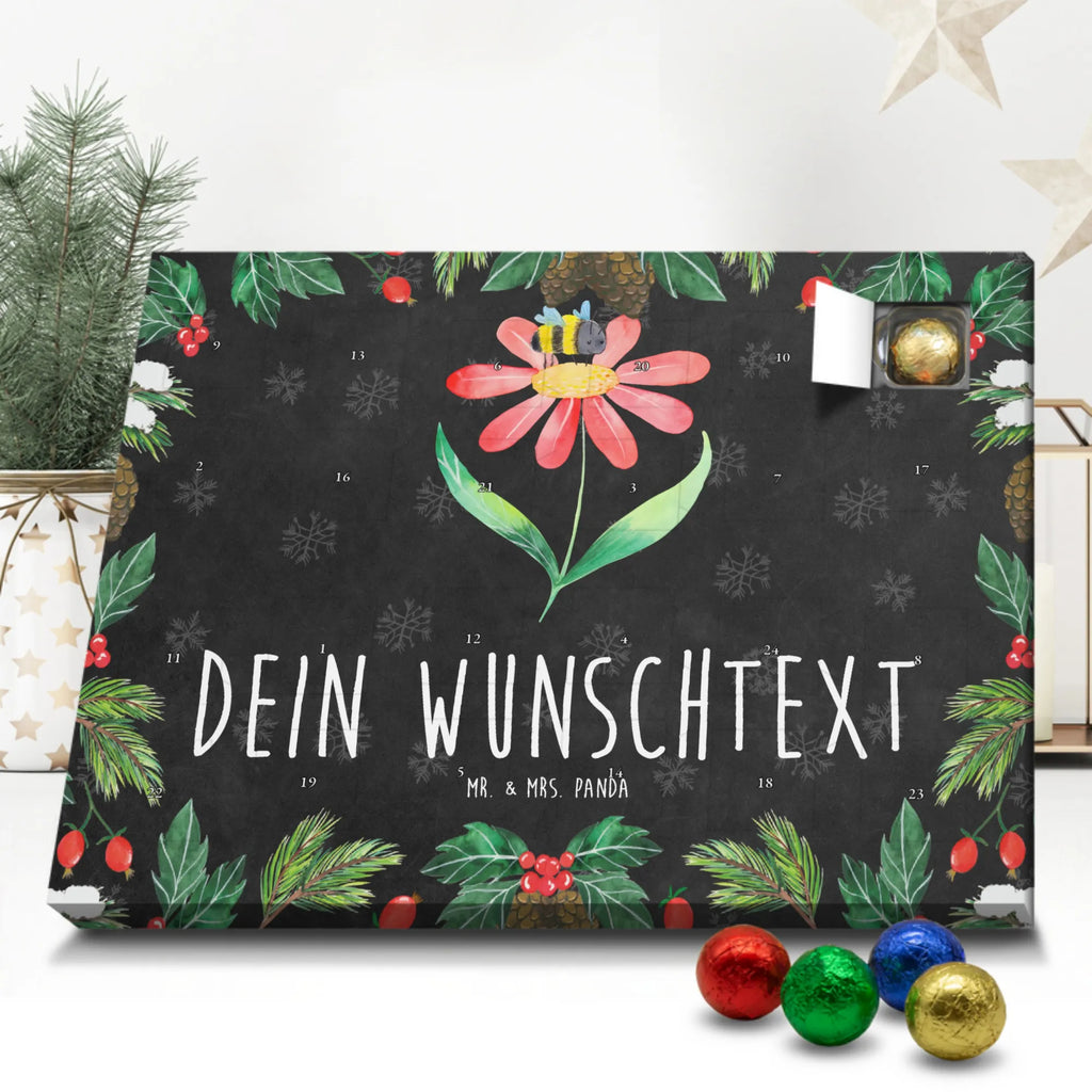 Personalisierter Schoko Adventskalender Hummel Blume Personalisierter Adventskalender, Adventskalender mit Namen, Tiermotive, Gute Laune, lustige Sprüche, Tiere, Hummel, Blume, Wespe, Flauschig, Natur, Feld, Hummeln, Biene