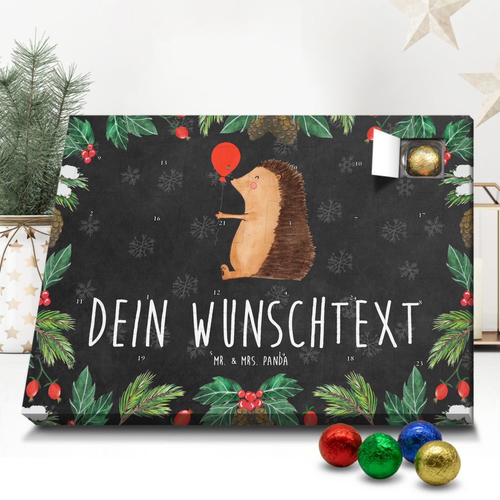 Personalisierter Schoko Adventskalender Igel Luftballon Personalisierter Adventskalender, Adventskalender mit Namen, Tiermotive, Gute Laune, lustige Sprüche, Tiere, Igel, Geburtstag, Herzlichen Glückwunsch, Glückwunsch, Geburtstagskind, Ballon, Happy Birthday