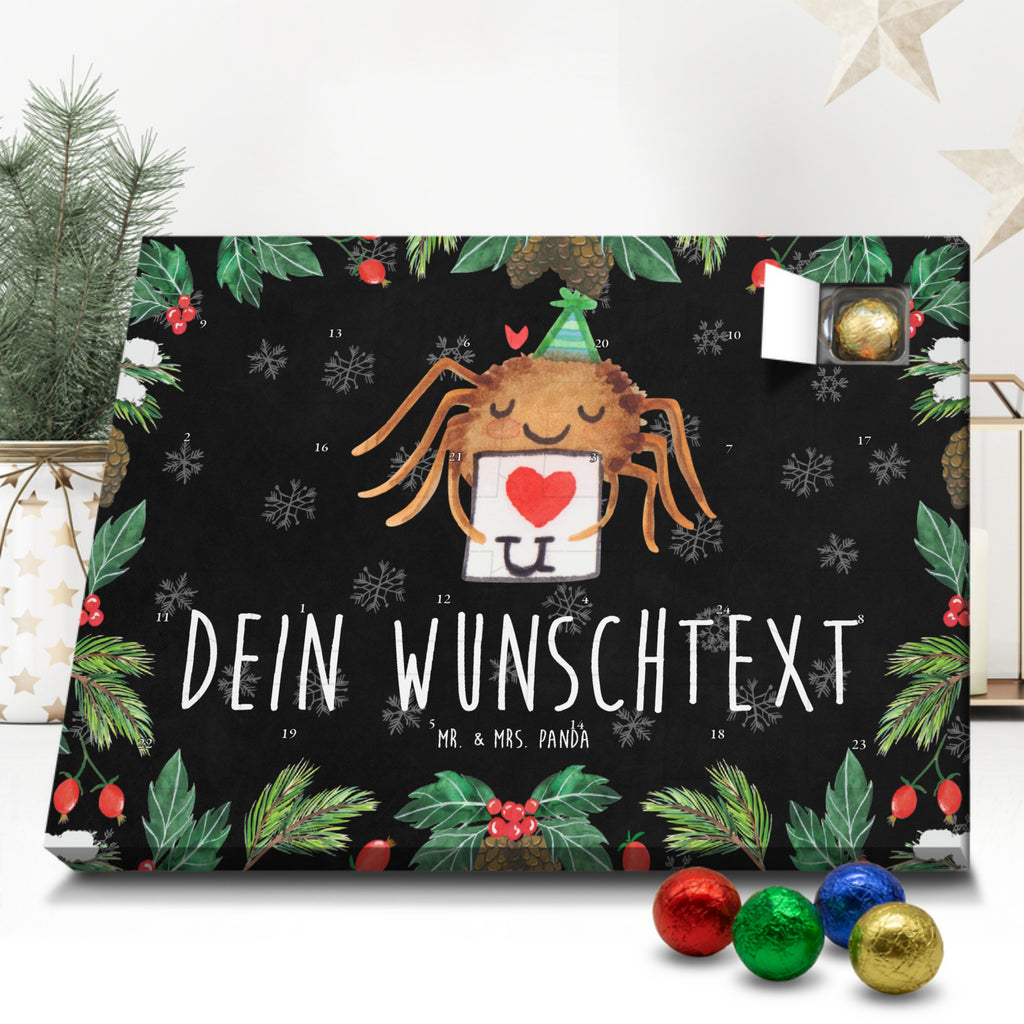 Personalisierter Schoko Adventskalender Spinne Agathe Brief Personalisierter Adventskalender, Adventskalender mit Namen, Spinne Agathe, Spinne, Agathe, Videos, Merchandise, Liebesbeweis, Ich Liebe dich, Heiratsantrag, Verliebt, Liebespaar, Liebesgeschenk, Treuebeweis, Treuetest