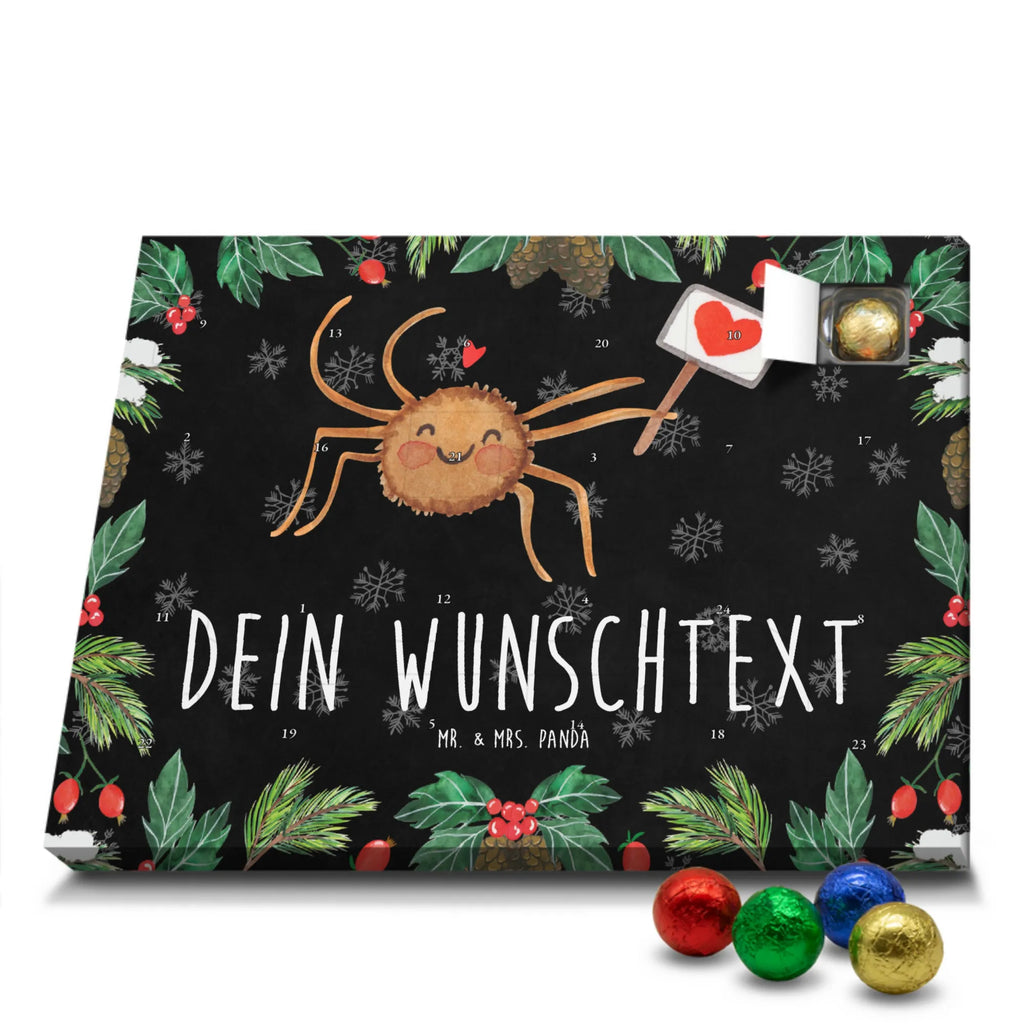 Personalisierter Schoko Adventskalender Spinne Agathe Motivation Personalisierter Adventskalender, Adventskalender mit Namen, Spinne Agathe, Spinne, Agathe, Videos, Merchandise, Motivation, Glück, Liebe, Vertrauen, Dankeschön