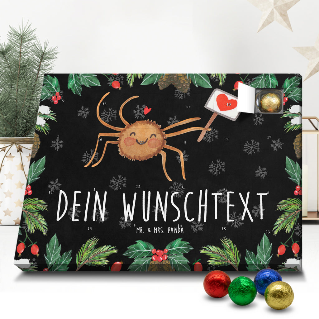 Personalisierter Schoko Adventskalender Spinne Agathe Motivation Personalisierter Adventskalender, Adventskalender mit Namen, Spinne Agathe, Spinne, Agathe, Videos, Merchandise, Motivation, Glück, Liebe, Vertrauen, Dankeschön