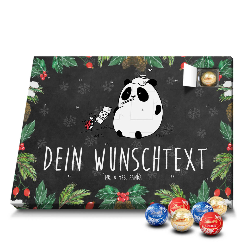 Personalisierter Kugel Markenschokolade Adventskalender Panda Gute Besserung Personalisierter Kugel Markenschokolade Adventskalender