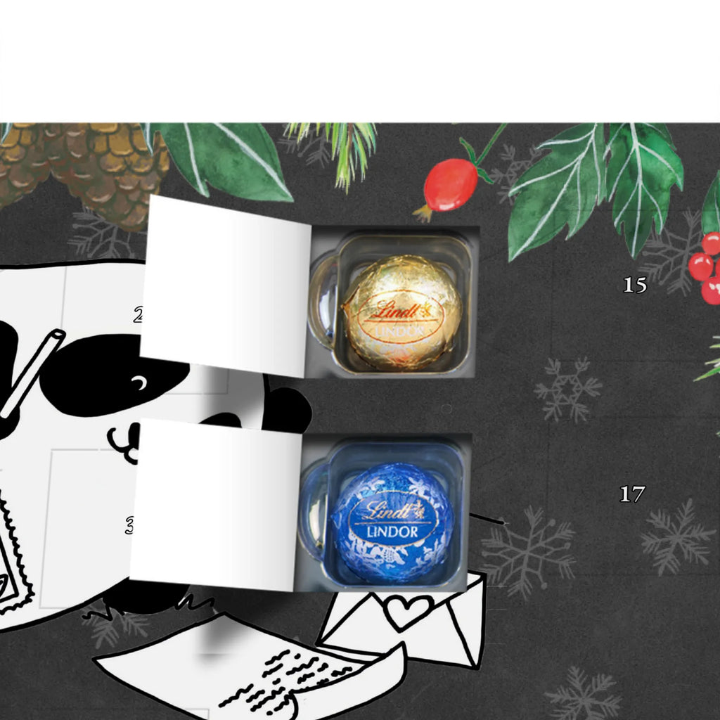 Personalisierter Kugel Markenschokolade Adventskalender Panda Vermissen Personalisierter Kugel Markenschokolade Adventskalender