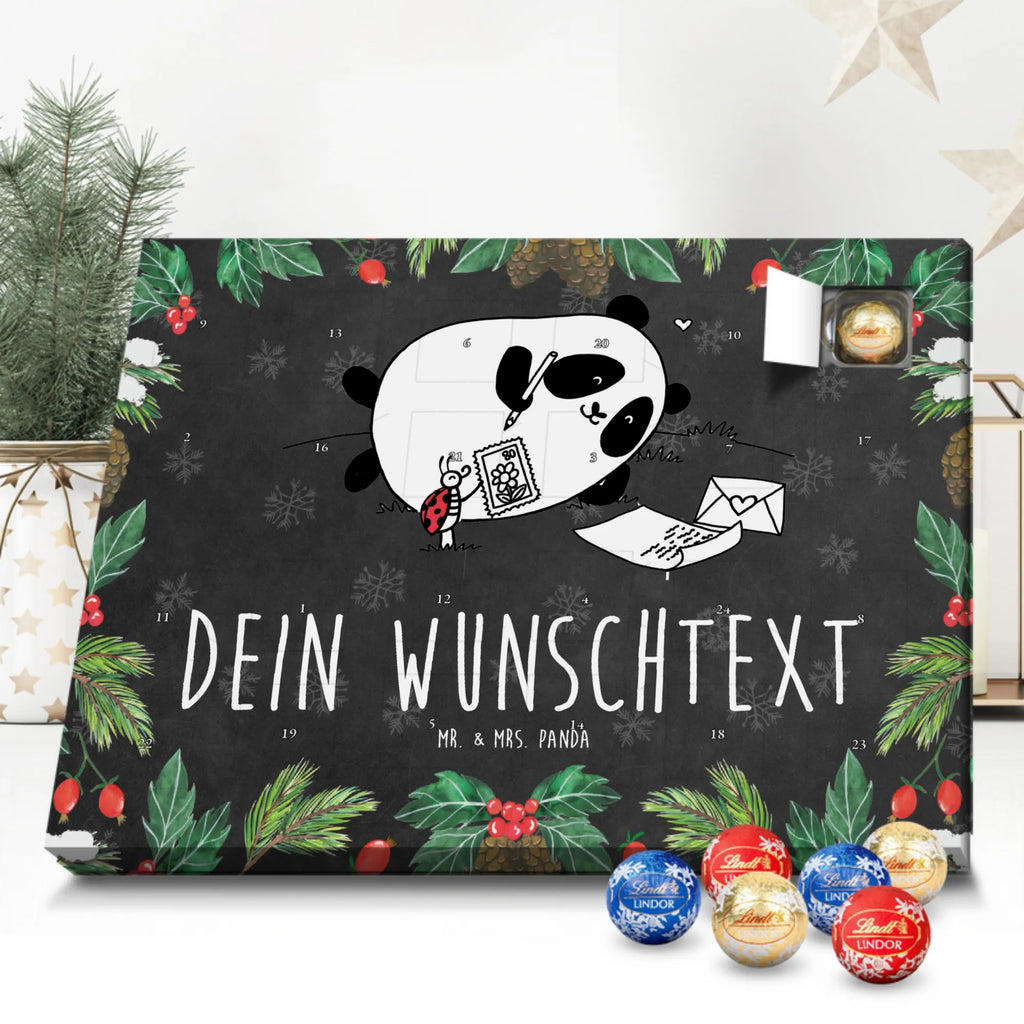 Personalisierter Kugel Markenschokolade Adventskalender Panda Vermissen Personalisierter Kugel Markenschokolade Adventskalender