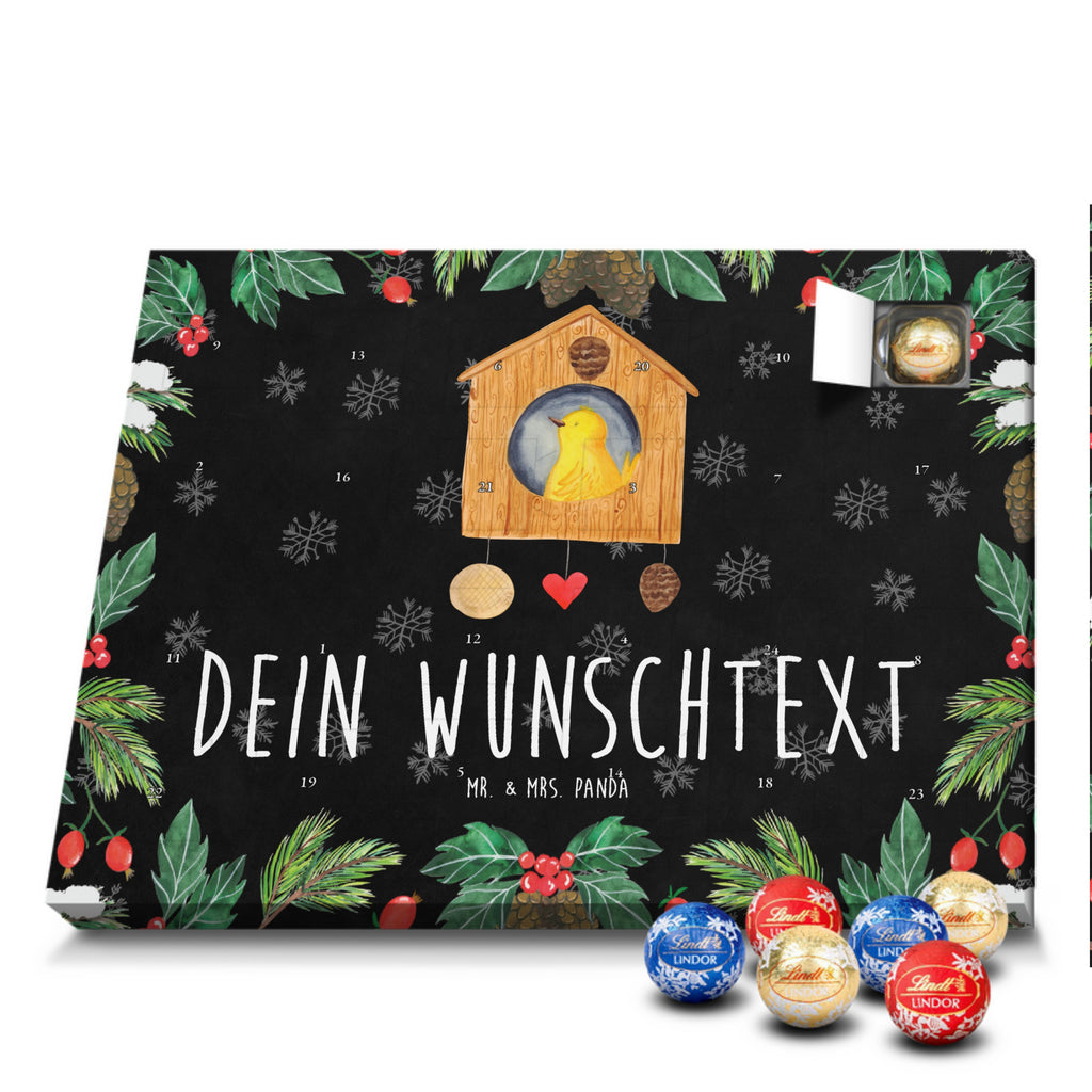 Personalisierter Kugel Markenschokolade Adventskalender Vogelhaus Home Personalisierter Kugel Markenschokolade Adventskalender, Tiermotive, Gute Laune, lustige Sprüche, Tiere, Vogelhaus, Vogel, Home sweet Home, Einzug, Umzug, Geschenk, Einzugsgeschenk, Hausbau, Haus