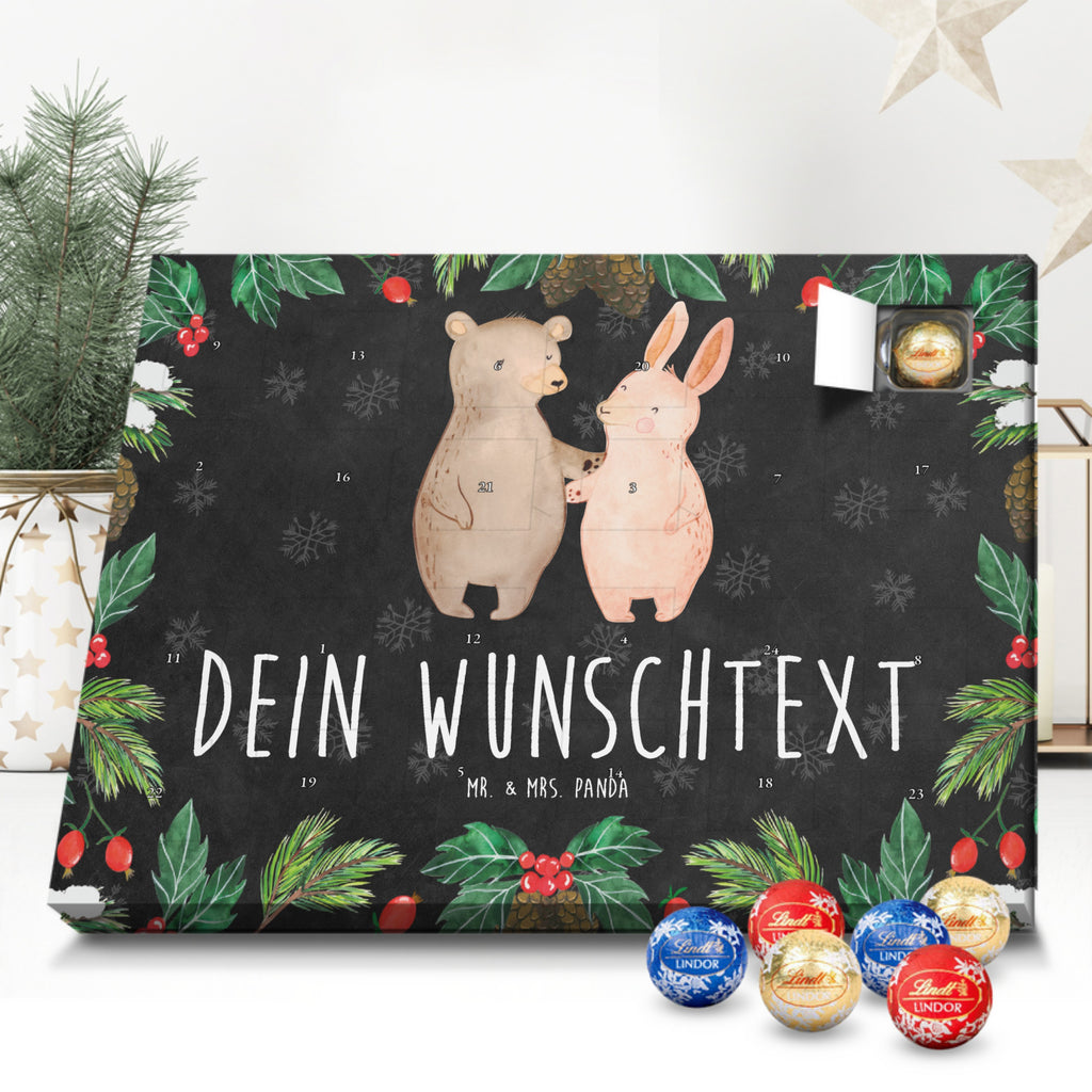 Personalisierter Kugel Markenschokolade Adventskalender Bär und Hase Umarmen Personalisierter Kugel Markenschokolade Adventskalender, Liebe, Partner, Freund, Freundin, Ehemann, Ehefrau, Heiraten, Verlobung, Heiratsantrag, Liebesgeschenk, Jahrestag, Hocheitstag, Freunde, bester Freund, Hase, Bär, Bärchen, best friends