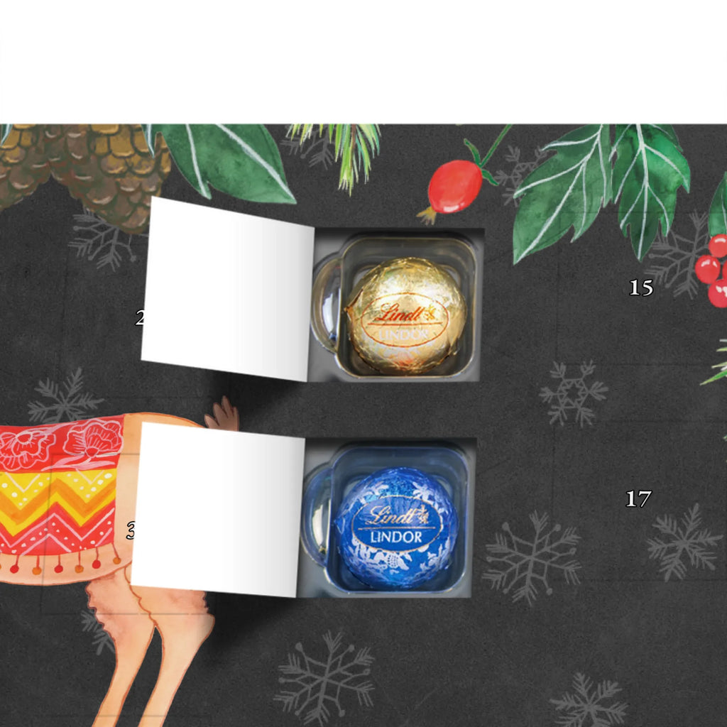 Personalisierter Kugel Markenschokolade Adventskalender Alpaka Stolz Personalisierter Kugel Markenschokolade Adventskalender, Alpaka, Lama