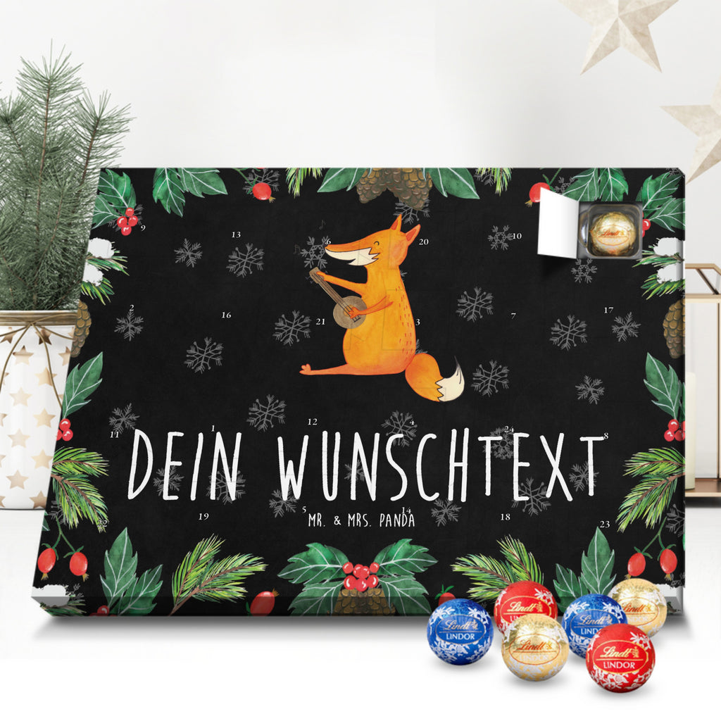 Personalisierter Kugel Markenschokolade Adventskalender Fuchs Gitarre Personalisierter Kugel Markenschokolade Adventskalender, Fuchs, Füchse, Geschenk Musiker, Musik Spruch, Musikerin, Sänger, Sängerin, Gitarre