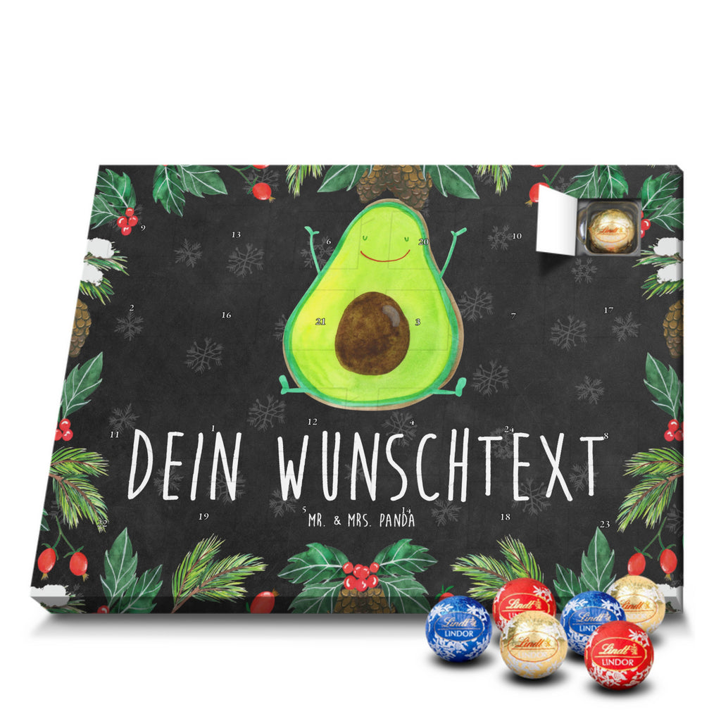 Personalisierter Kugel Markenschokolade Adventskalender Avocado Glücklich Personalisierter Kugel Markenschokolade Adventskalender, Avocado, Veggie, Vegan, Gesund, Chaos