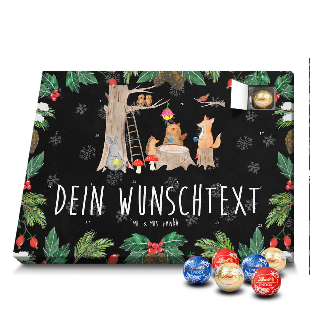 Personalisierter Kugel Markenschokolade Adventskalender Waldtiere Picknick Personalisierter Kugel Markenschokolade Adventskalender, Tiermotive, Gute Laune, lustige Sprüche, Tiere, Waldtiere, Picknick, Wald, Fuchs, Hase, Igel, Maus, Eichhörnchen