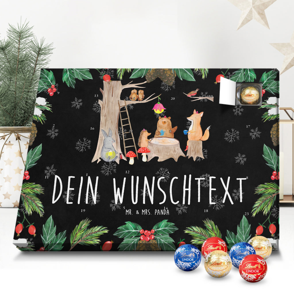 Personalisierter Kugel Markenschokolade Adventskalender Waldtiere Picknick Personalisierter Kugel Markenschokolade Adventskalender, Tiermotive, Gute Laune, lustige Sprüche, Tiere, Waldtiere, Picknick, Wald, Fuchs, Hase, Igel, Maus, Eichhörnchen