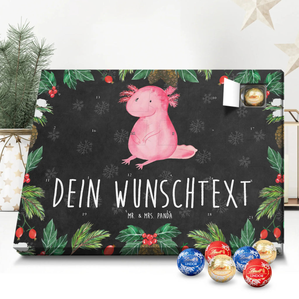 Personalisierter Kugel Markenschokolade Adventskalender Axolotl null Personalisierter Kugel Markenschokolade Adventskalender, Axolotl, Molch, Axolot, vergnügt, fröhlich, zufrieden, Lebensstil, Weisheit, Lebensweisheit, Liebe, Freundin