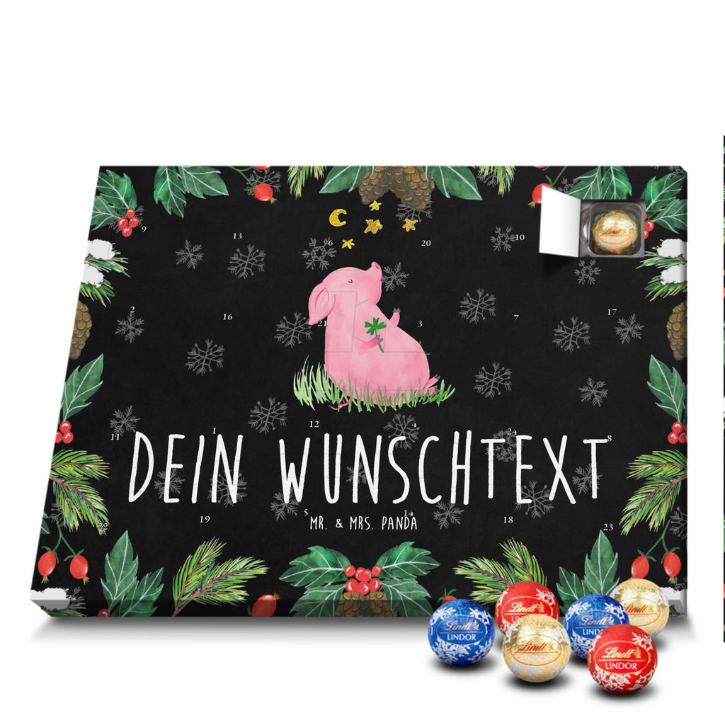 Personalisierter Kugel Markenschokolade Adventskalender Schwein Glück Personalisierter Kugel Markenschokolade Adventskalender, Tiermotive, Gute Laune, lustige Sprüche, Tiere, Glücksschwein. Glück, Schwein, Schweinchen, Sterne, Sernchen, Ziele, Träume, Motivation, Glücksbringer