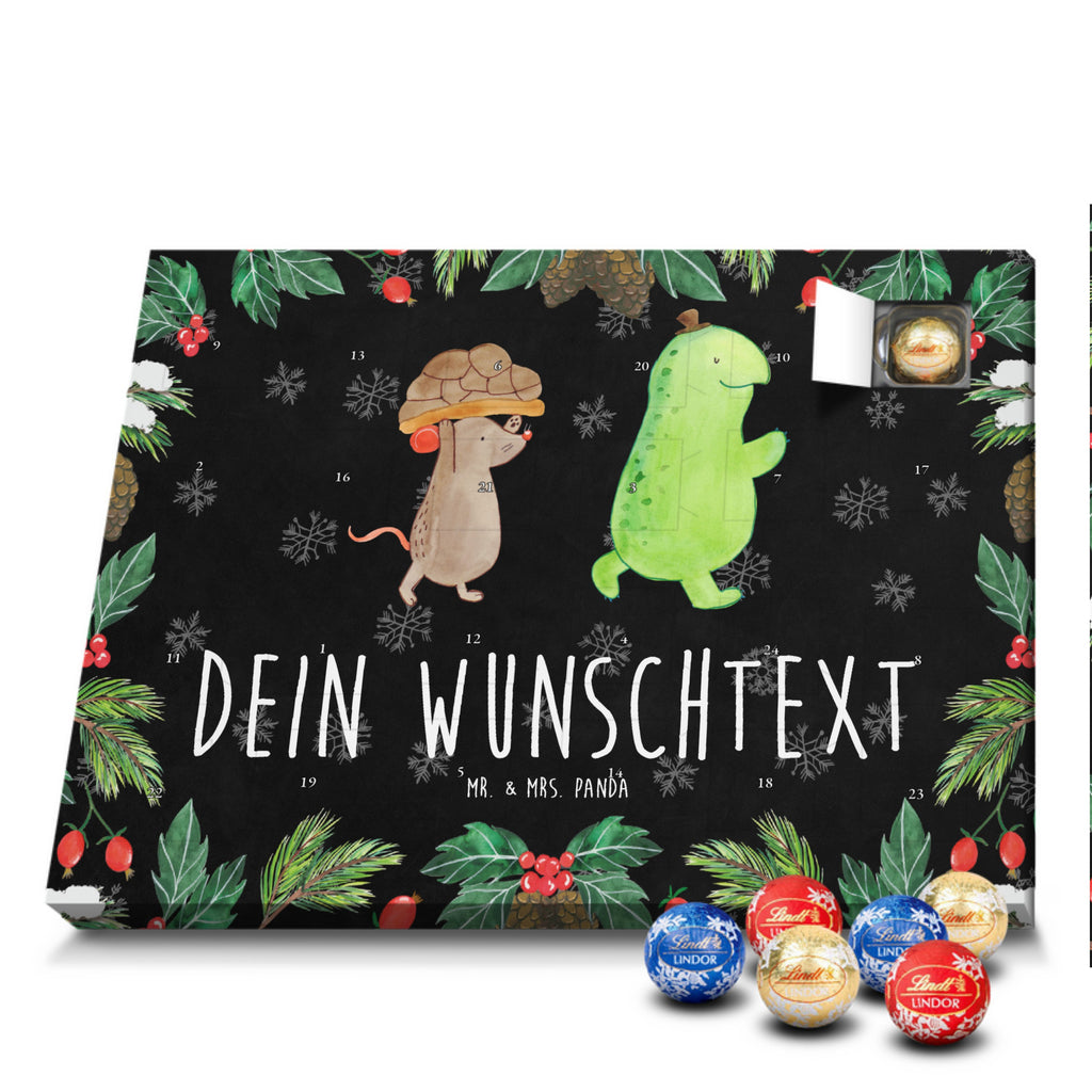 Personalisierter Kugel Markenschokolade Adventskalender Schildkröte Maus Personalisierter Kugel Markenschokolade Adventskalender, Schildkröte, Maus, Freunde, Freundinnen, beste Freunde, beste Freundinnen