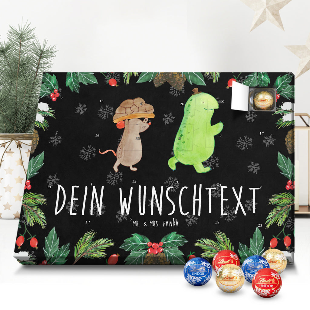 Personalisierter Kugel Markenschokolade Adventskalender Schildkröte Maus Personalisierter Kugel Markenschokolade Adventskalender, Schildkröte, Maus, Freunde, Freundinnen, beste Freunde, beste Freundinnen