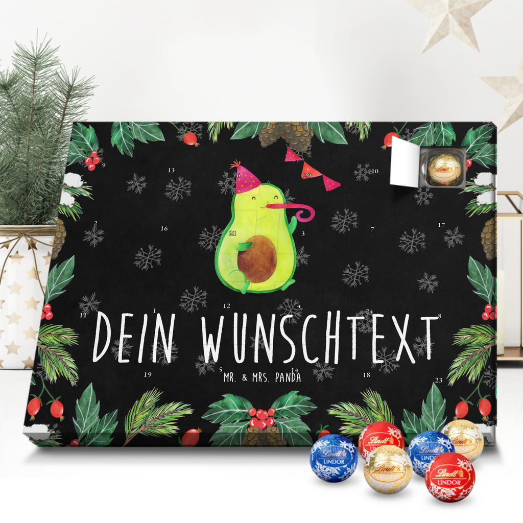 Personalisierter Kugel Markenschokolade Adventskalender Avocado Party Zeit Personalisierter Kugel Markenschokolade Adventskalender, Avocado, Veggie, Vegan, Gesund