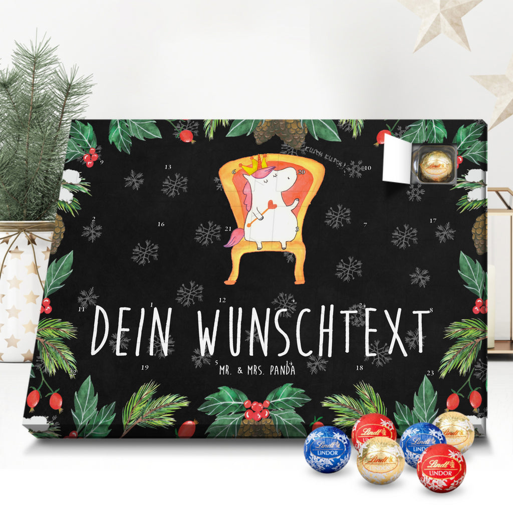 Personalisierter Kugel Markenschokolade Adventskalender Einhorn König Personalisierter Kugel Markenschokolade Adventskalender, Einhorn, Einhörner, Einhorn Deko, Pegasus, Unicorn, König, Präsident, Bundeskanzler, Herrscher, Kaiser, Prinzessin, Krone