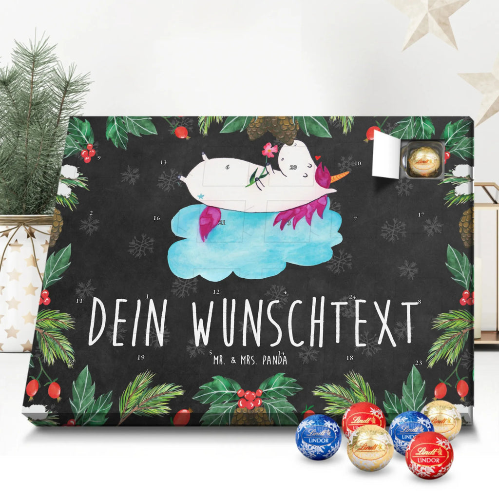 Personalisierter Kugel Markenschokolade Adventskalender Einhorn Verliebt Personalisierter Kugel Markenschokolade Adventskalender, Einhorn, Einhörner, Einhorn Deko, Pegasus, Unicorn, verliebt, Liebe, Liebesbeweis, Freundin, Wolke