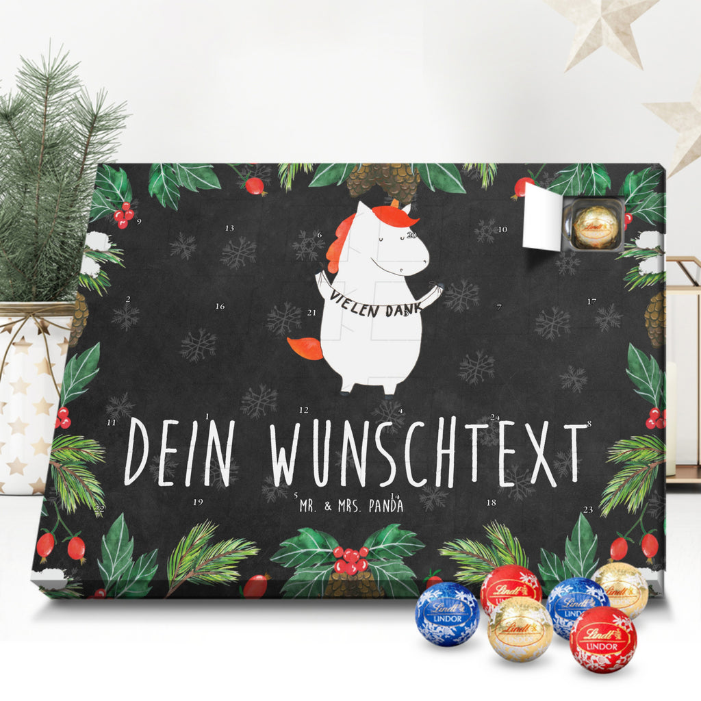 Personalisierter Kugel Markenschokolade Adventskalender Einhorn Dankeschön Personalisierter Kugel Markenschokolade Adventskalender, Einhorn, Einhörner, Einhorn Deko, Pegasus, Unicorn, Danke, vielen Dank, Dankeschön, Danksagung