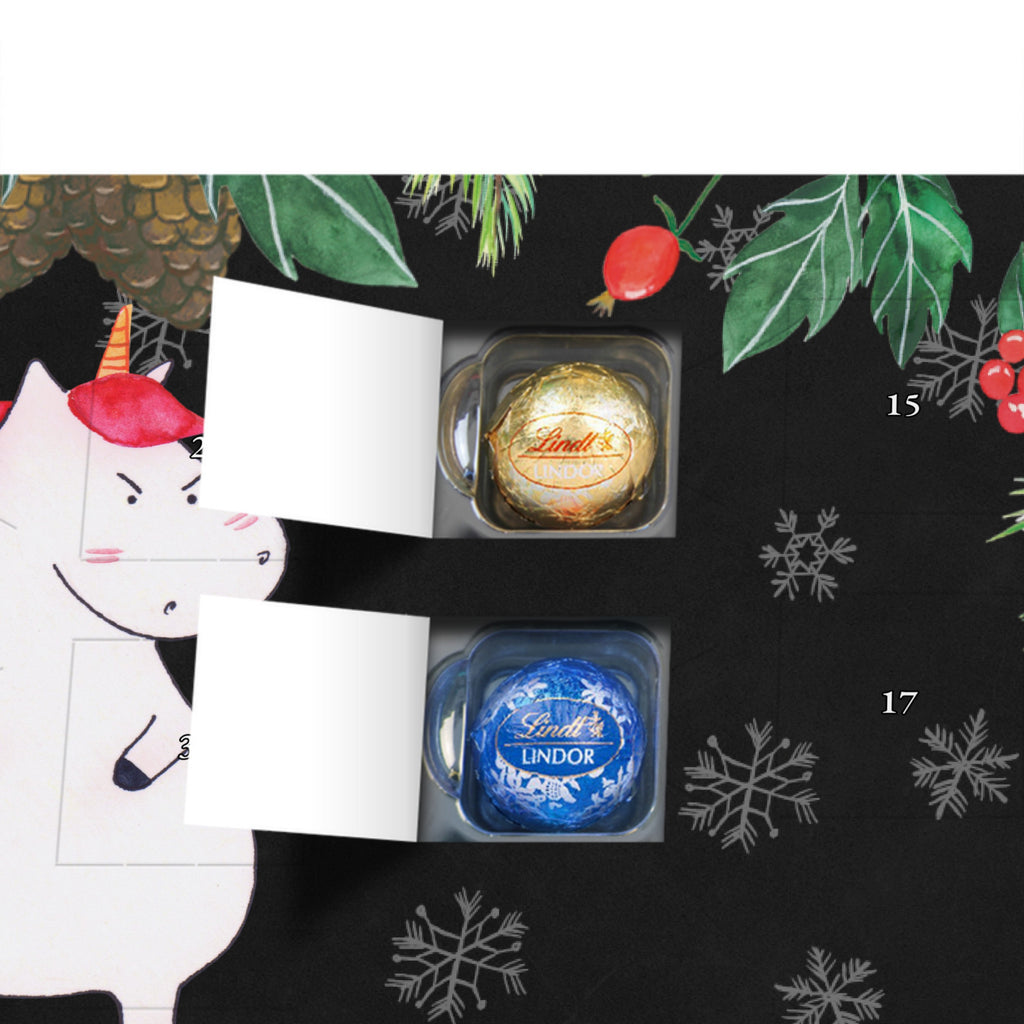 Personalisierter Kugel Markenschokolade Adventskalender Einhorn Wut Personalisierter Kugel Markenschokolade Adventskalender, Einhorn, Einhörner, Einhorn Deko, Pegasus, Unicorn, Realität, Ansage, lustlos, nein, Büro, Arbeit, wütend, dumme Fragen, lustig, Spaß, Geschenk