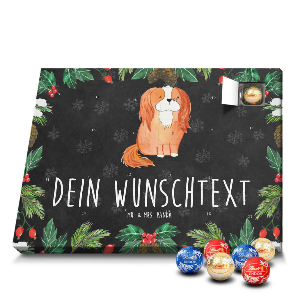 Personalisierter Kugel Markenschokolade Adventskalender Hund Cavalier King Charles Spaniel Personalisierter Kugel Markenschokolade Adventskalender, Hund, Hundemotiv, Haustier, Hunderasse, Tierliebhaber, Hundebesitzer, Sprüche, Cavalier King Charles Spaniel, Cockerspaniel, Spaniel, Spruch, schönster Hund