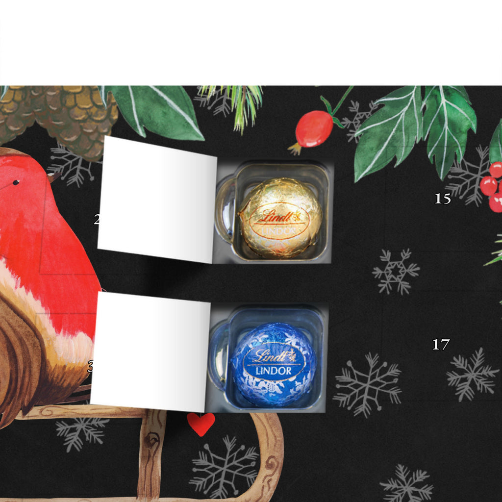 Personalisierter Kugel Markenschokolade Adventskalender Rotkehlchen Schlitten Personalisierter Kugel Markenschokolade Adventskalender, Winter, Weihnachten, Weihnachtsdeko, Nikolaus, Advent, Heiligabend, Wintermotiv, Schlitten, Vogel