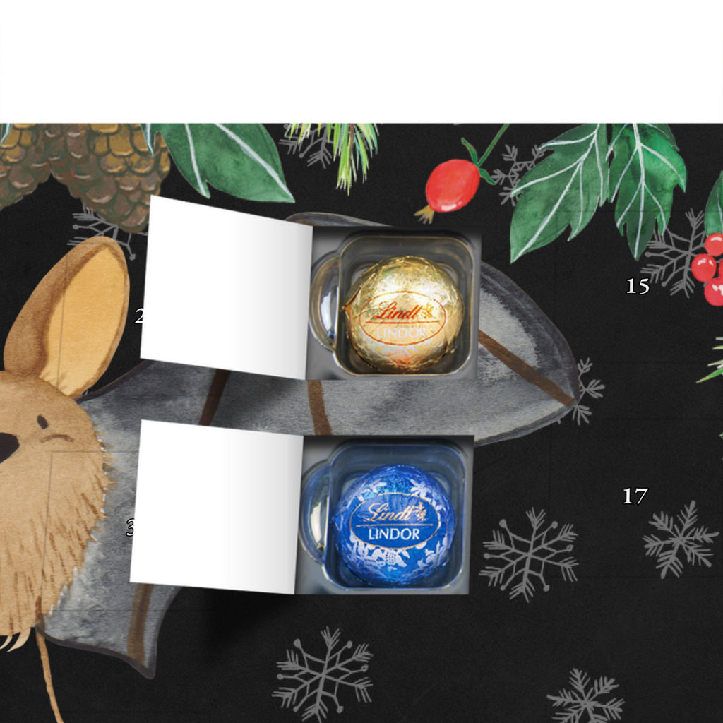 Personalisierter Kugel Markenschokolade Adventskalender Fledermaus Flügel Personalisierter Kugel Markenschokolade Adventskalender, Tiermotive, Gute Laune, lustige Sprüche, Tiere