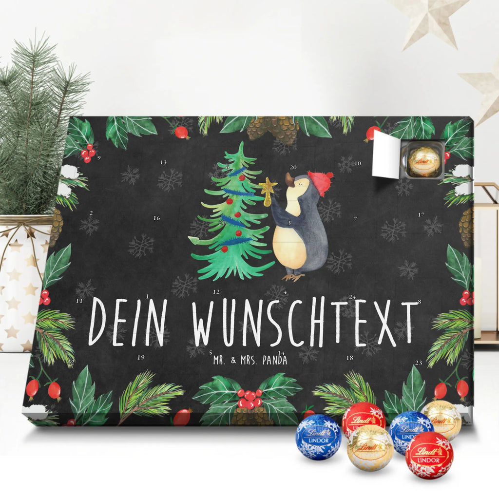 Personalisierter Kugel Markenschokolade Adventskalender Pinguin Weihnachtsbaum Personalisierter Kugel Markenschokolade Adventskalender, Winter, Weihnachten, Weihnachtsdeko, Nikolaus, Advent, Heiligabend, Wintermotiv, Pinguin