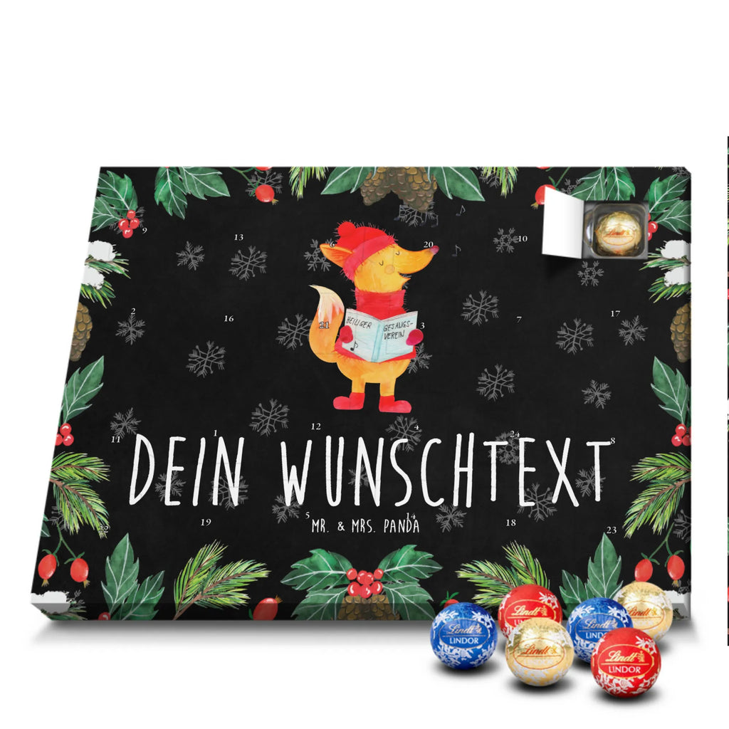 Personalisierter Kugel Markenschokolade Adventskalender Fuchs Sänger Personalisierter Kugel Markenschokolade Adventskalender, Winter, Weihnachten, Weihnachtsdeko, Nikolaus, Advent, Heiligabend, Wintermotiv, Fuchs, Füchse, Sänger, Geschenk Sänger, Singen, Weihnachtslieder