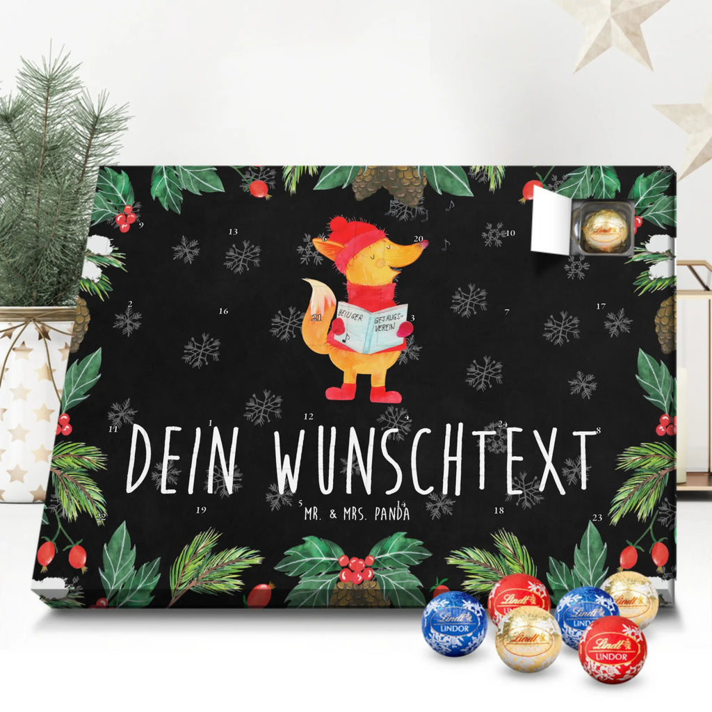 Personalisierter Kugel Markenschokolade Adventskalender Fuchs Sänger Personalisierter Kugel Markenschokolade Adventskalender, Winter, Weihnachten, Weihnachtsdeko, Nikolaus, Advent, Heiligabend, Wintermotiv, Fuchs, Füchse, Sänger, Geschenk Sänger, Singen, Weihnachtslieder