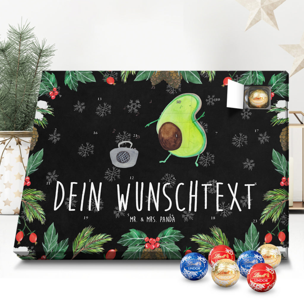 Personalisierter Kugel Markenschokolade Adventskalender Avocado Tanzen Personalisierter Kugel Markenschokolade Adventskalender, Avocado, Veggie, Vegan, Gesund