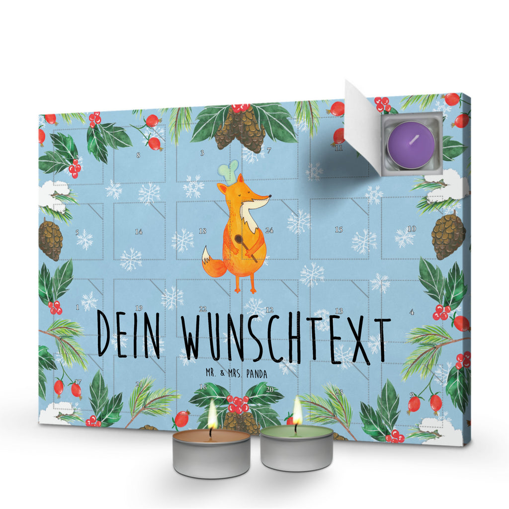 Personalisierter Duftkerzen Adventskalender Fuchs Koch Personalisierter Duftkerzen Adventskalender, Fuchs, Füchse, Koch Geschenk, Küche Spruch, Küche Deko, Köche, Bäcker, Party Spruch, Spruch lustig, witzig