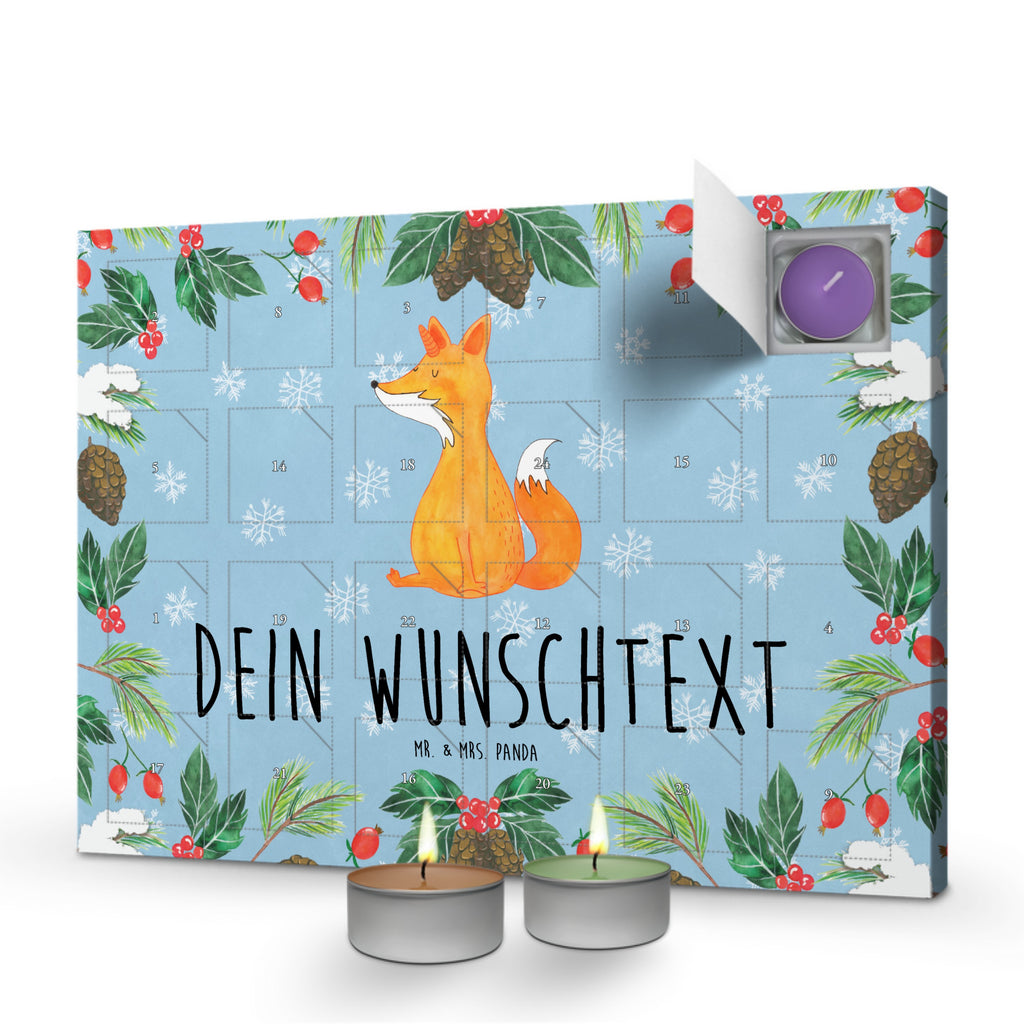 Personalisierter Duftkerzen Adventskalender Einhorn Wunsch Personalisierter Duftkerzen Adventskalender, Einhorn, Einhörner, Einhorn Deko, Pegasus, Unicorn, Fuchs, Unicorns, Fuchshörnchen, Fuchshorn, Foxycorn, Füchse