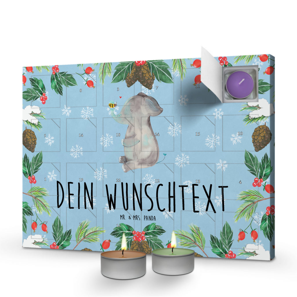 Personalisierter Duftkerzen Adventskalender Elefant Biene Personalisierter Duftkerzen Adventskalender, Tiermotive, Gute Laune, lustige Sprüche, Tiere, Elefant, Biene, Liebe, Liebesbeweis, Jahrestag, Liebesgeschenk, Heiratsantrag, Hochzeitsgeschenk, Liebesspruch