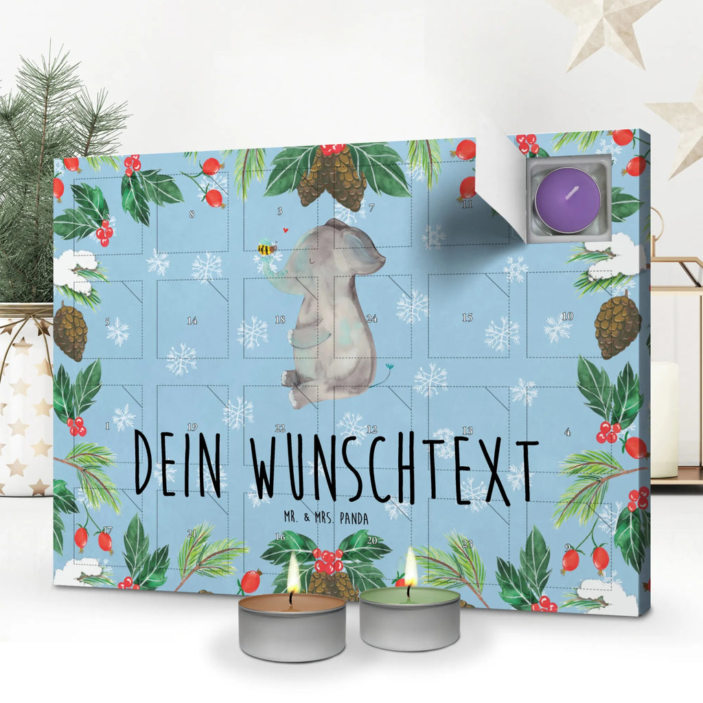 Personalisierter Duftkerzen Adventskalender Elefant Biene Personalisierter Duftkerzen Adventskalender, Tiermotive, Gute Laune, lustige Sprüche, Tiere, Elefant, Biene, Liebe, Liebesbeweis, Jahrestag, Liebesgeschenk, Heiratsantrag, Hochzeitsgeschenk, Liebesspruch