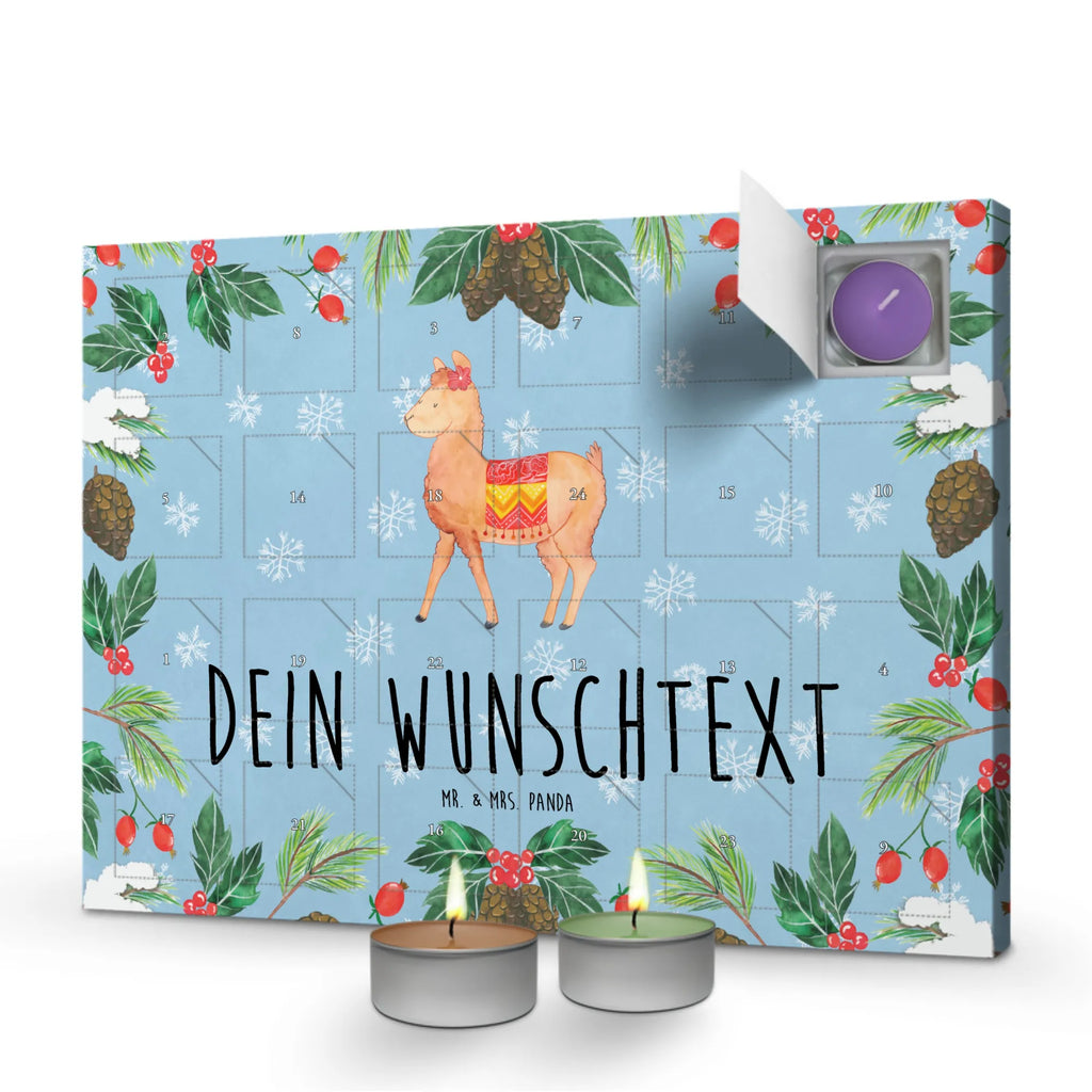 Personalisierter Duftkerzen Adventskalender Alpaka Stolz Personalisierter Duftkerzen Adventskalender, Alpaka, Lama