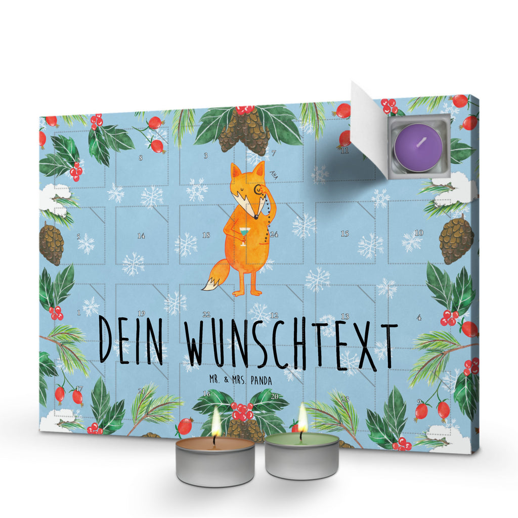 Personalisierter Duftkerzen Adventskalender Fuchs Lord Personalisierter Duftkerzen Adventskalender, Fuchs, Füchse, tröstende Worte, Spruch lustig, Liebeskummer Geschenk, Motivation Spruch, Problemlösung