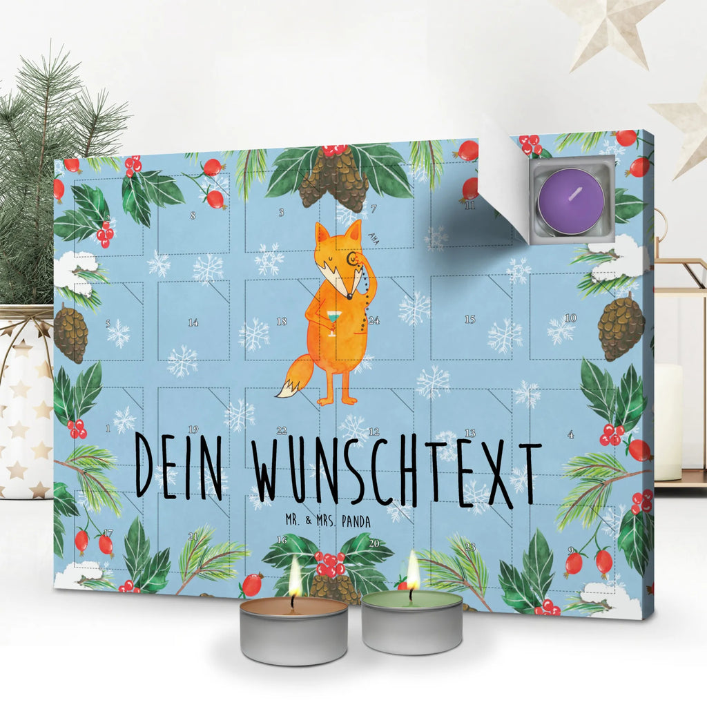 Personalisierter Duftkerzen Adventskalender Fuchs Lord Personalisierter Duftkerzen Adventskalender, Fuchs, Füchse, tröstende Worte, Spruch lustig, Liebeskummer Geschenk, Motivation Spruch, Problemlösung