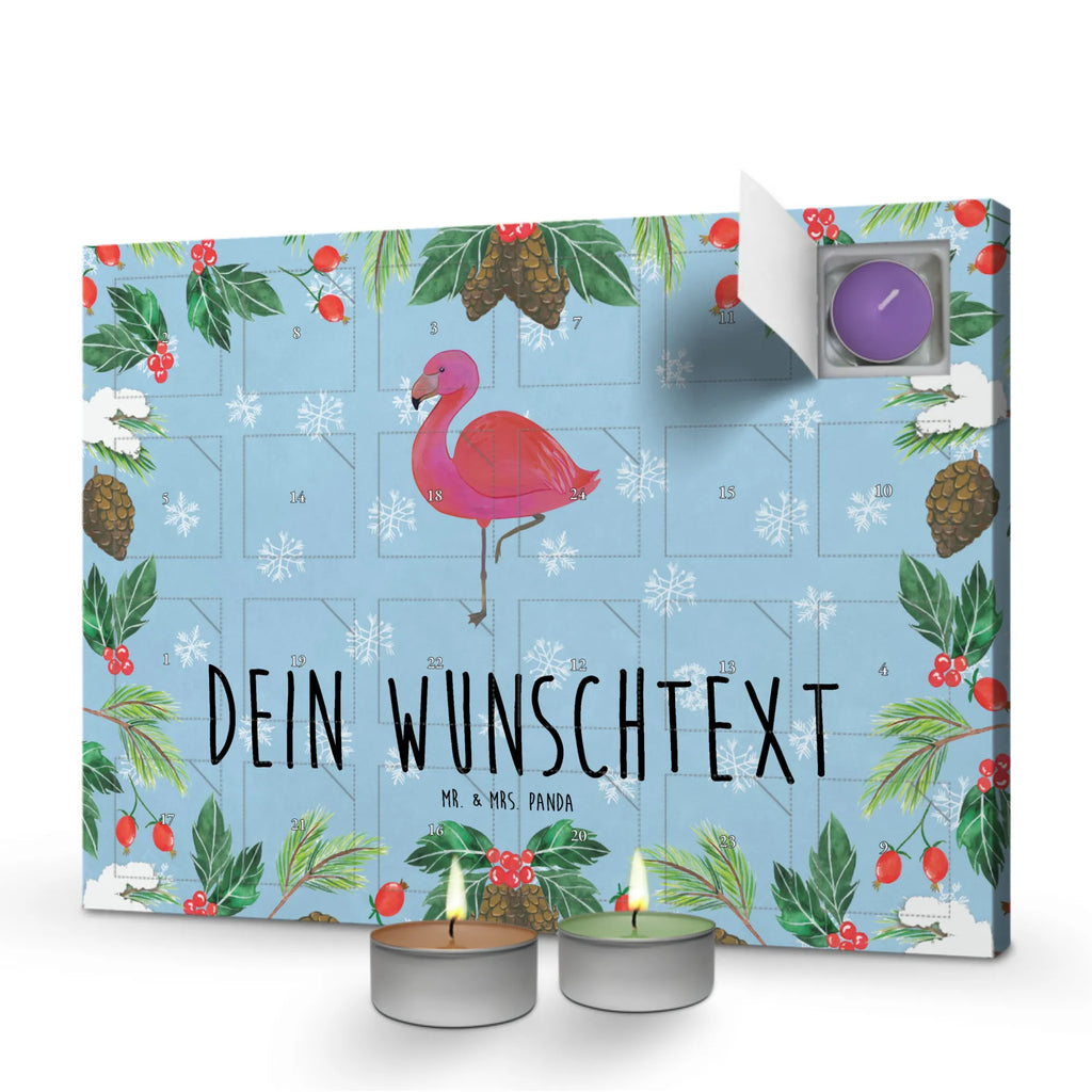 Personalisierter Duftkerzen Adventskalender Flamingo Classic Personalisierter Duftkerzen Adventskalender, Flamingo, Einzigartig, Selbstliebe, Stolz, ich, für mich, Spruch, Freundin, Freundinnen, Außenseiter, Sohn, Tochter, Geschwister