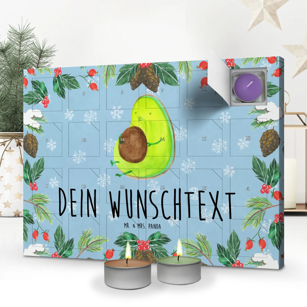 Personalisierter Duftkerzen Adventskalender Avocado Pfeifen Personalisierter Duftkerzen Adventskalender, Avocado, Veggie, Vegan, Gesund, Diät, Abnehmen, Ernährung, dick sein