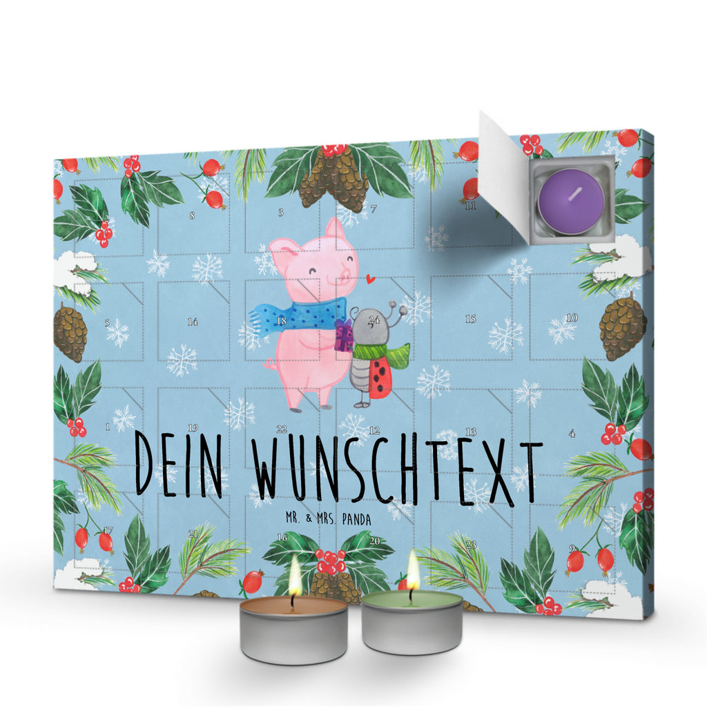 Personalisierter Duftkerzen Adventskalender Glühschwein Smörle Personalisierter Duftkerzen Adventskalender, Winter, Weihnachten, Weihnachtsdeko, Nikolaus, Advent, Heiligabend, Wintermotiv, Handgezeichnetes Glühschwein, Kreatives Glühschwein Design, Winterlicher Glühwein Spruch, Glühwein Liebhaber Geschenk, Herzliches Marienkäfer Motiv, Marienkäfer in Winterkleidung, Glühwein ist köstlich Spruch, Smörle der stolze Marienkäfer, Süßer Marienkäfer gibt Geschenk, Romantische Geschenkidee Glühwein