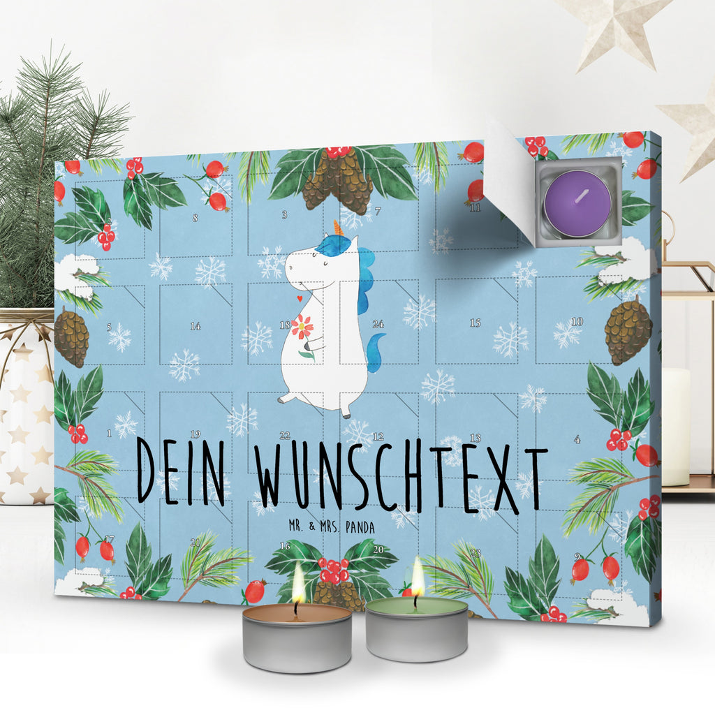 Personalisierter Duftkerzen Adventskalender Einhorn Spaziergang Personalisierter Duftkerzen Adventskalender, Einhorn, Einhörner, Einhorn Deko, Pegasus, Unicorn, Glitzer, Blumen, Spaziergang, Motivation, Gute Laune, Freude, Freundin, Mutter, Schwester