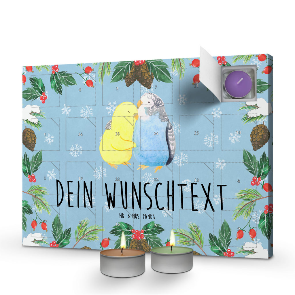 Personalisierter Duftkerzen Adventskalender Wellensittich Liebe Personalisierter Duftkerzen Adventskalender, Liebe, Partner, Freund, Freundin, Ehemann, Ehefrau, Heiraten, Verlobung, Heiratsantrag, Liebesgeschenk, Jahrestag, Hocheitstag, Vögel, Wellensittich, Nähe, Kuscheln, Vertrauen