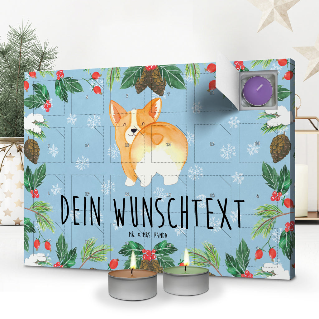 Personalisierter Duftkerzen Adventskalender Corgi Po Personalisierter Duftkerzen Adventskalender, Hund, Hundemotiv, Haustier, Hunderasse, Tierliebhaber, Hundebesitzer, Sprüche, Corgie, Hundeliebe, Motivation, Selbstliebe, Spruch