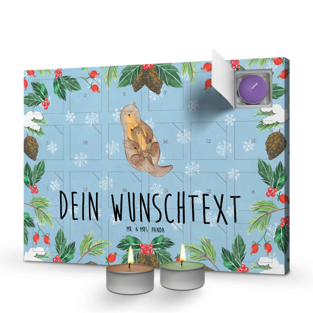 Personalisierter Duftkerzen Adventskalender Otter Kind Personalisierter Duftkerzen Adventskalender, Otter, Fischotter, Seeotter, Otter Seeotter See Otter