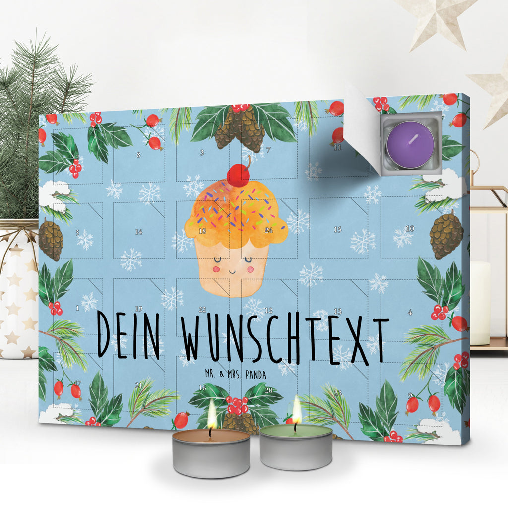 Personalisierter Duftkerzen Adventskalender Cupcake Personalisierter Duftkerzen Adventskalender, Tiermotive, Gute Laune, lustige Sprüche, Tiere, Cupcakes, Muffin, Wunder, Küche Deko, Küche Spruch, Backen Geschenk, Geschenk Koch, Motivation Sprüche