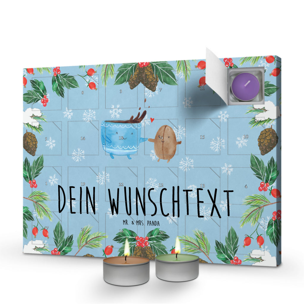 Personalisierter Duftkerzen Adventskalender Kaffee Bohne Personalisierter Duftkerzen Adventskalender, Tiermotive, Gute Laune, lustige Sprüche, Tiere, Kaffee, Kaffeebohne, Genuss, Zufriedenheit, Glück