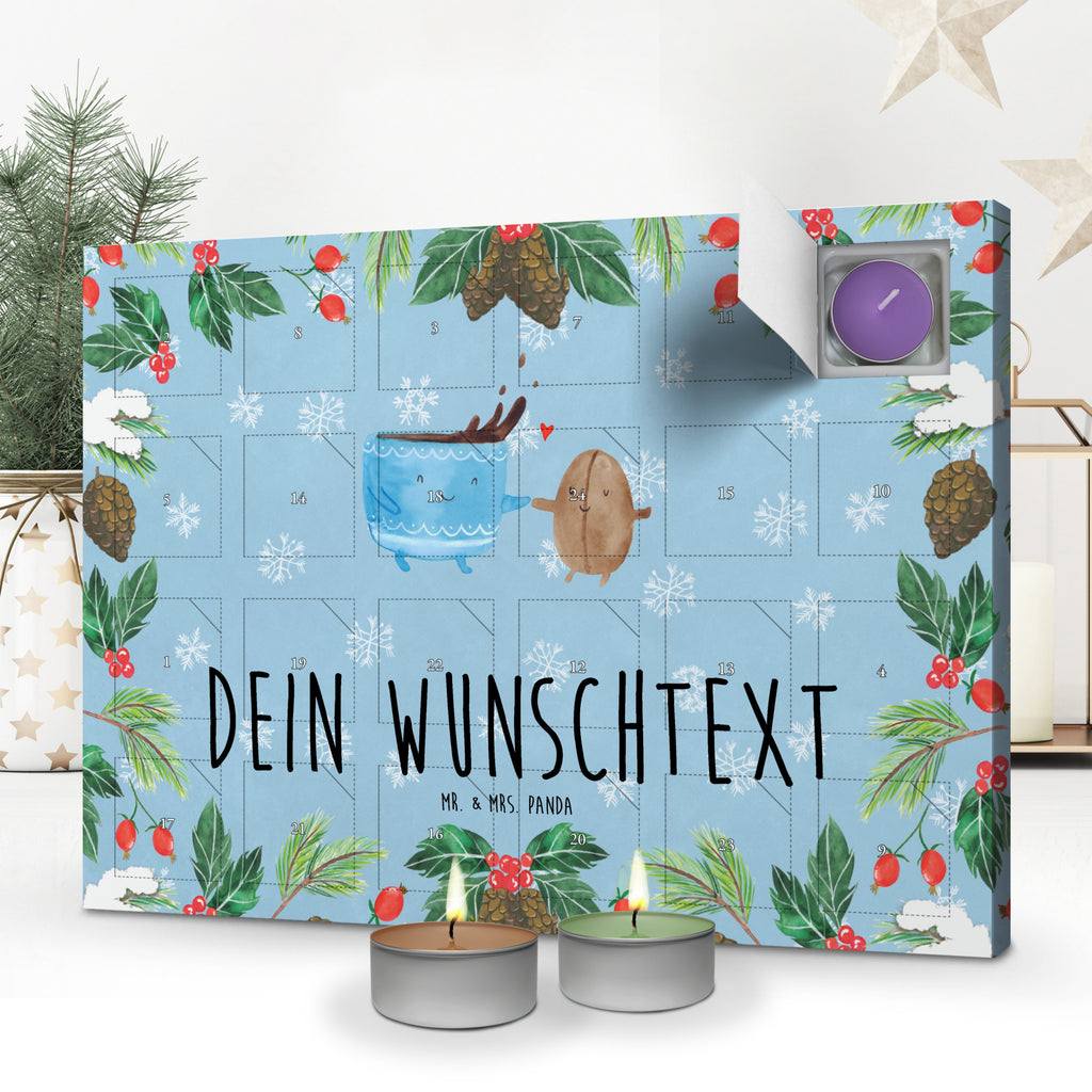 Personalisierter Duftkerzen Adventskalender Kaffee Bohne Personalisierter Duftkerzen Adventskalender, Tiermotive, Gute Laune, lustige Sprüche, Tiere, Kaffee, Kaffeebohne, Genuss, Zufriedenheit, Glück